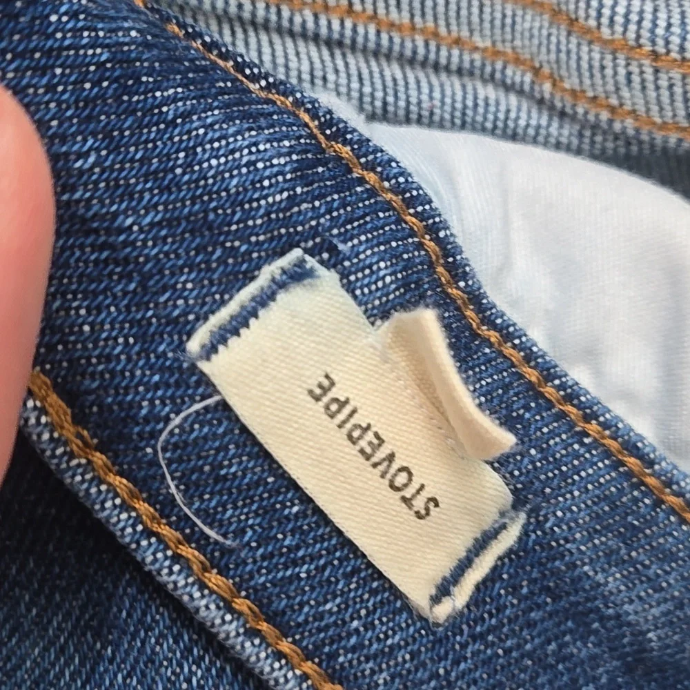 Madewell High-Rise Blue Denim Jeans - Picture 5 of 7